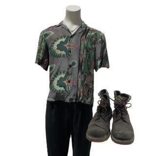 Road House Dalton Screen Worn Shirt, Pants & Lace-Up Boots Ch 2 Sc Multiple | VIP Fan Auctions
