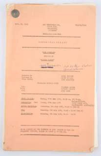 The Avengers (1961) Rehearsal Script | Ewbank’s