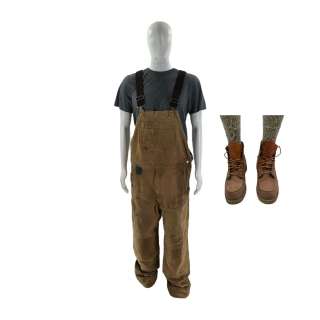 The Pickup Banner Screen Worn Boots, T-Shirt, Socks & Coveralls Ch 1 Sc 13-16.1 | VIP Fan Auctions