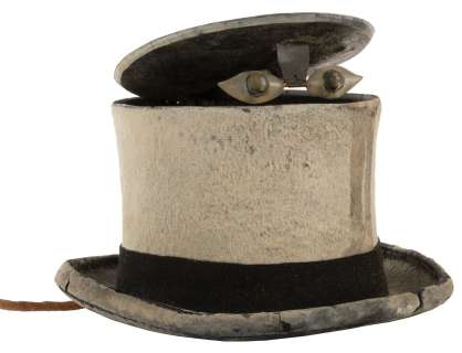 David Wayne ’The Mad Hatter’ working prop weaponized hat from Batman. | Profiles in History