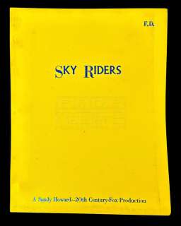 SKY RIDERS - Production Used Script