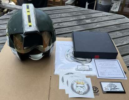 RS Propmasters ROTJ Wedge Antilles “Red Leader” Signature Edition X-wing Helmet - Artist Proof