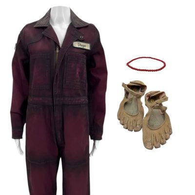 Lot 13: Play Dirty Zen Screen Worn Coverall, Bracelet & Bare Feet Ch 2 Sc 13, 14 | VIP Fan Auctions