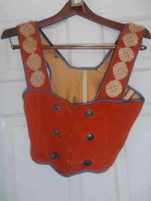 VERY RARE LAUREL & HARDY SCREEN WORN SWISS MISS(1938)ORANGE CORSET TOP | eBay Europe (Buy It Now)