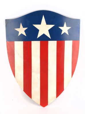 Captain America: The First Avenger (2011) Production-made Stage 1 Captain America WWII shield prop… | Ewbank’s