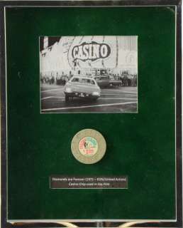 James Bond Diamonds Are Forever (1971) a prop Casino chip used in the film starring Sean Connery,… | Ewbank’s