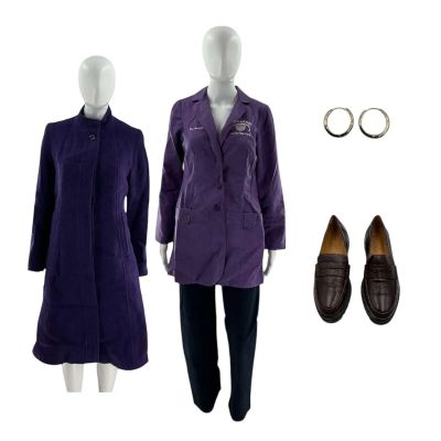 MERV Anna Screen Worn Lab Coat, Pants, Loafers, Earrings & Coat Ch 1 Sc 7Pt2-11 | VIP Fan Auctions