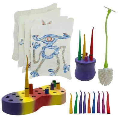 Power Rangers SPD (2005) Mora (Olivia James-Baird) Screen Used (4) Pages From Book, Art & Brush | VIP Fan Auctions