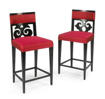 A set of bar stools from "Ocean’s Thirteen" | Bonhams