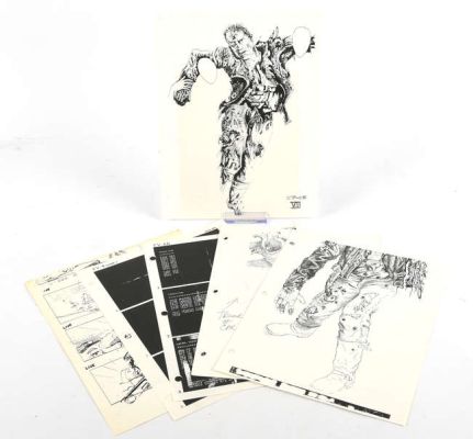 Terminator 2 (1991) - Judgement Day concept art photocopies of the original, A4 size with COA from… | Ewbank’s