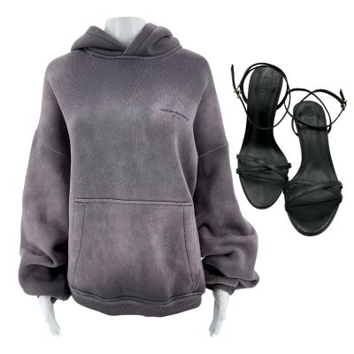 Lot 88: Relationship Goals Treese Moore Screen Worn Alexander Wang Sweatshirt & Heels Ch 2, 10 Sc Multiple | VIP Fan Auctions