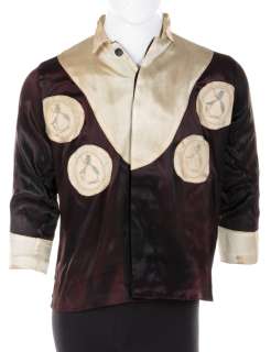 Lot 77 - Burgess Meredith ‘Penguin‘ jockey shirt from Batman.