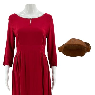 The Handmaid’s Tale June Osborne Screen Worn Dress & Muzzle Ep 201 | VIP Fan Auctions