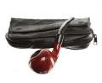 Mad Men - Lot 3155 - Lane‘s Leather Tobacco Pouch with Pipe and Spoon