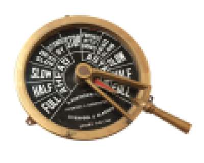 Mad Men - Lot 7125 - Pete‘s Ship Brass Engine Room Telegraph