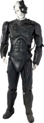 Star Trek: The Next Generation (Paramount TV, 1987-94), Borg Costume Mounted on Display Figure.