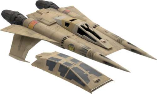 Buck Rogers in the 25th Century TV Series (NBC TV, 1979-81), Greg Jein-Made Reproduction of Thunder Fighter Miniature with Additional Screen-used 4-Seat Canopy. (Total: 2 Items) | Heritage