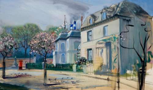 Original scene study by Peter Ellenshaw for Mary Poppins | Bonhams