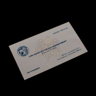Lot 133 - Dragnet – Pep Streebek’s Business Card – 16-50