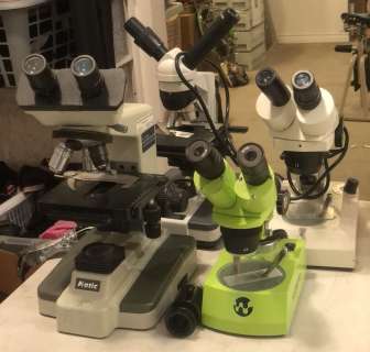"Snowpiercer" - Group of 4 assorted microscopes | Direct Liquidation