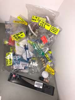 The American Horror Mystery-Thriller Show | TMC - S1 - Group of hospital items - includes nurses nametags / hospital tags / visitor passes / ind | Direct Liquidation