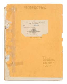 Lot 129 - Bert Lahr‘s working script from The Wizard of Oz