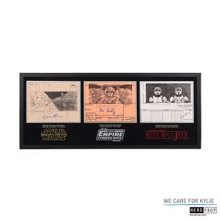 Lot 54 - Star Wars Trilogy (1977-1983) Storyboard Display