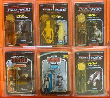 Star Wars - Set of 6 Vintage Graded Figures | Hanlin Auction Service