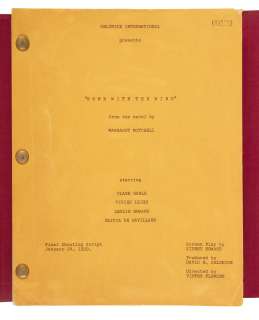 A Gone With The Wind screenplay | Bonhams