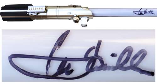 Mark Hamill Signed Lightsaber | Nate Sanders