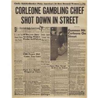 The Godfather Prop Newspaper | Heritage