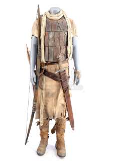 Robin Hood (2018) | Robin’s Crusader Costume with Bow, Sword, Arrow, and Draft Notice | Propstore
