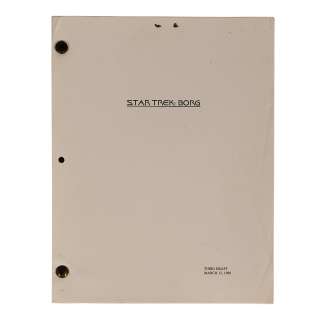 Star Trek First Contact: A Third-Draft script, Paramount Pictures, 1996, | Bonhams