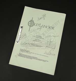Outlander | Outlander Charity Script Auction - Maria Doyle Kennedy’s Cast Autographed Script - Episode 504 ’The Company We Keep’ Green Draft | Propstore