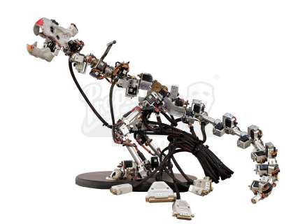 Jurassic Park (1993) | Phil Tippett Collection: Dinosaur Input Device (D.I.D.) Electronic Tyrannosaurus Rex Armature | Propstore