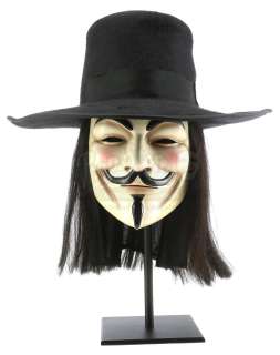 V FOR VENDETTA (2005) - Lot 840 - V Mask, Hat, and Wig