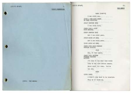 Script for Untitled 1973 Sketch Show Owned by Redd Foxx -- Features Segment Starring Joan Rivers -- Dated 5 September 1973 -- 20 Pages -- Very Good Condition -- From Redd Foxx Estate | Nate Sanders