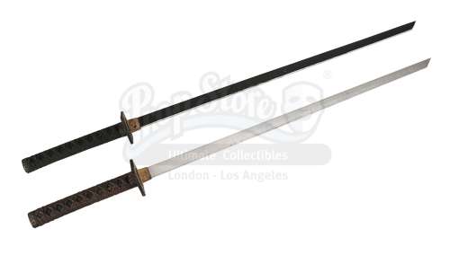 BATMAN BEGINS (2005) - Lot 93 - Bruce Wayne‘s (Christian Bale) and Henri Ducard‘s (Liam Neeson) Katana