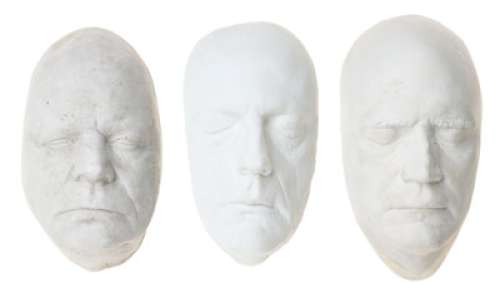 Don Rickles, Christopher Lloyd, and David Letterman Life Masks.... | Heritage