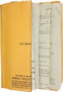 A Working Script from "Rio Bravo." | Heritage