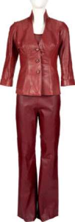 Kristanna Loken "T-X" Leather Ensemble and Accessories from Terminator 3: Rise of the Machines<...