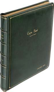 Personal book-bound script for Cape Fear (Universal, 1962) | Heritage