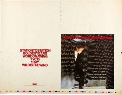David Bowie Station to Station (RCA, APL1-1327) Alternate Cover Proof Sheet. | Heritage