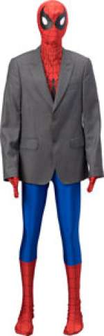 Jesse Tyler Ferguson "Mitchell Pritchett" Spider-Man Halloween Costume and Gray Blazer from Modern Family</...