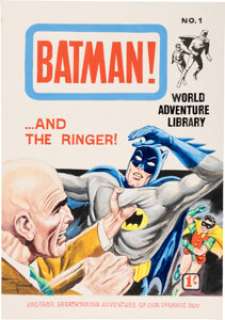 Batman World Adventure Library #1 Original Artwork (Walt Howarth, 1966). | Heritage