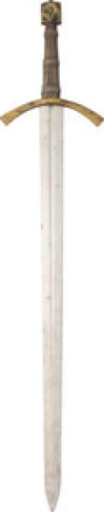 Sandor "The Hound" Clegane (Rory McCann) Action Dagger and Sword from Game of Thrones (HBO® Original 2011-2019, Season 7). (Total: 2 Items)