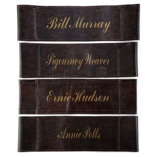 GHOSTBUSTERS II (1989) - Lot 692 - Bill Murray, Sigourney Weaver, Ernie Hudson, and Annie Potts‘ Chairbacks