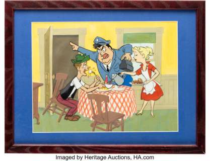The Honeymooners (CBS TV, 1955-1956), Showtime 1985 Re-Broadcast Animation Cels. (Total: 9 Items) | Heritage