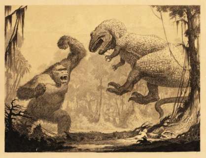 Art Archive & Biplane Filming miniature from King Kong | Profiles in History