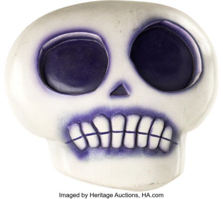 Disneyland® Resort - Haunted Mansion® Holiday Original Park-Used Jack-in-the-Box Skull Attraction Prop (The Walt Disney Company, c. 2000s). | Heritage